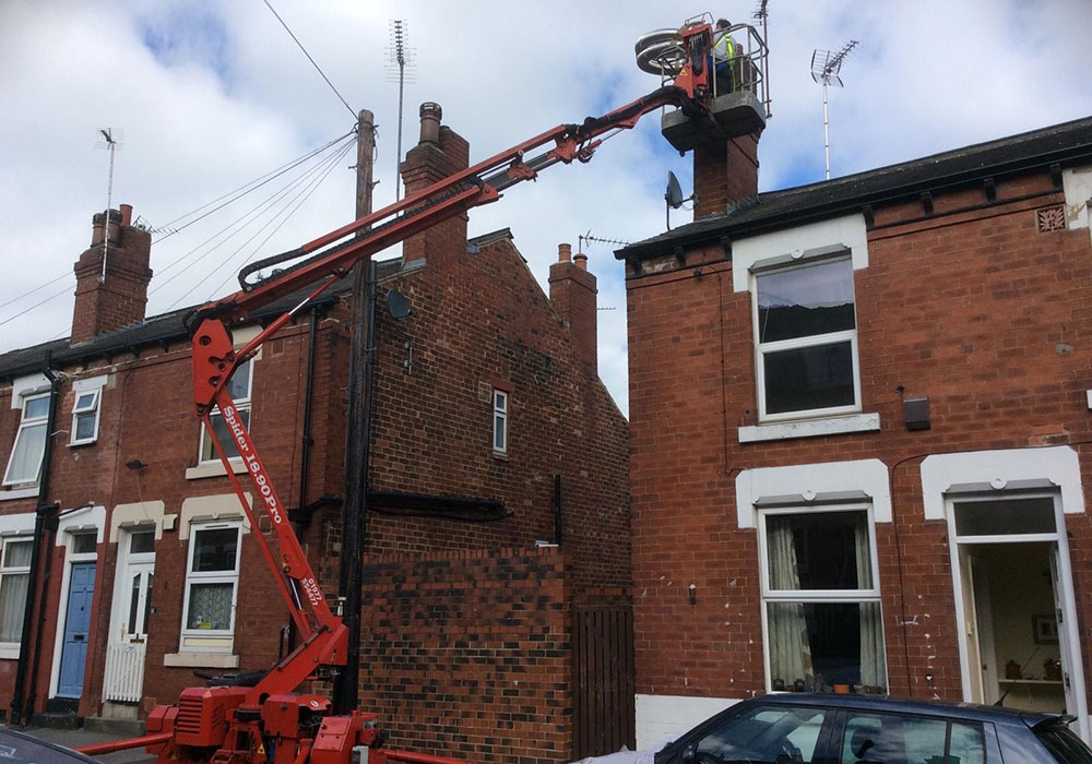 Fixing faulty flues and smoking chimneys